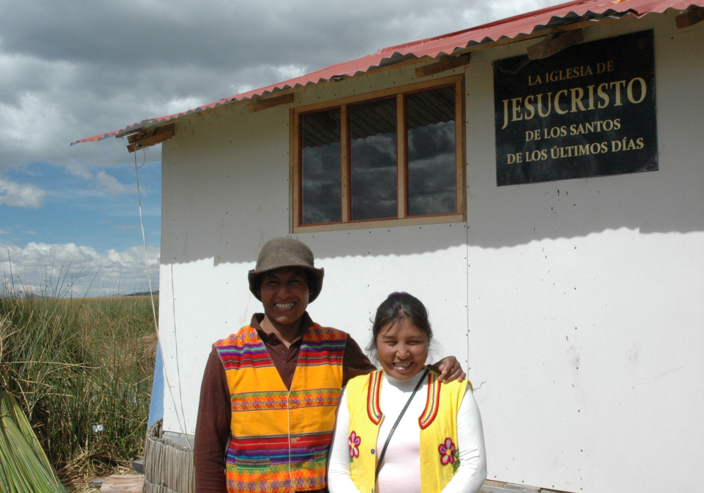 Lake Titicaca Couple